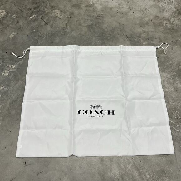 Coach Dust Bag For Handbag Storage 19.5 Inches X 23Inches Drawstring Travel - Picture 1 of 5